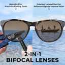 KastKing Alsea Polarized Bifocal Sports Sunglasses With PuriVex Protective Lens Coating,Grilamid Frame,Women Sunglasses