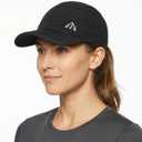 UV 50 Baseball Cap for Men and Women Quick Dry,Lightweight,Sport Baseball Hat for Golf Running (Black)