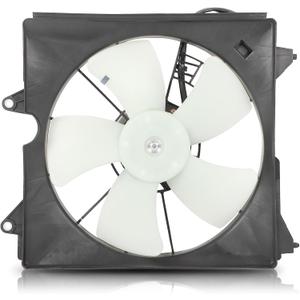 SCITOO Engine Cooling Fan Assembly Compatible with Acura for R-D-X 2013-2018; for Honda for A-ccord 2008-2012; for A-ccord C-rosstour 2010-2011; for C-rosstour 2012-2015; 3.5L; Replace 601190