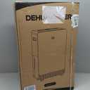 4500 Sq. Ft Dehumidifier for Basement Quilt Compressor Dehumidifiers for Home with Drain Hose, Energy Efficient, Intelligent Humidity Control, Dehumidifier for Bathroom, Bedroom, Office