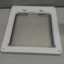 LIBBEPET Thin Cat Door, Safety Pet Door for Cats Up to 18 lbs, Interior Cat Door with 4 Way Locking for Window, Sliding Door and Cat House, Easy to Install