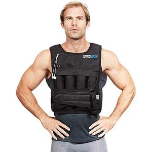 RUNmax rf20nop Run Fast  Weighted Vest (without Shoulder Pads, 20lb),Black