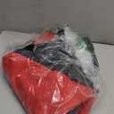 Christmas Tree Storage Bag - Fits Up to 8 Ft Tall Artificial Trees, Heavy Duty Holiday Storage Box With Reinforced Handles, Zipper & Transparent Pocket - 600D Oxford Container, Red