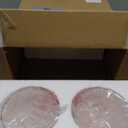 4 Pack Clear Seeded Glass Replacement,2-1/8" Fitter, 5.47" High, 4.76" Diameter Shades Covers for Ceiling Fan Light Fixtures Pendant Lighting Chandelier Vanity Light Kitchen Island Light.