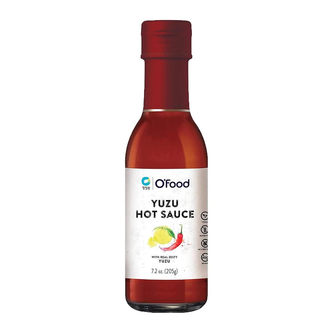 2 x Ofood Korean Hot Sauce Variety  [Yuzu]  Authentic Korean Condiment for Cooking, Dipping, BBQ, Noodles & More | Bold, Spicy & Tangy Flavors in Glass Bottle (1 Pack, Yuzu) (7.2 Ounce (Pack of 1))
