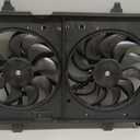 SCITOO 621-161 Engine Radiator Condenser Cooling Fan Assembly for Nissan