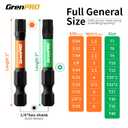 GRENPRO Impact Screwdriver Bits Set, 35Pcs 2 Allen Wrench Drill Bit Set (Metric & SAE)/Trox, Premium S2 Steel Magnetic 1/4" Hex-Shank Bit Set,CNC Machined, Automotive Mechanic Home Repair