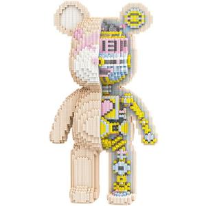 DAHONPA Animal Mechanical Bear Micro Building Blocks Set with Drawer7220PCS, Personalized Decoration, Gift for Adults and Kids