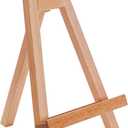 US Art Supply 10.5" Small Wooden Tabletop Easel for Painting and Display Stand - A-Frame Table Top Easel, Canvas Holder
