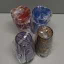 US Acrylic Optix Mini Plastic Reusable Drinking Glasses (Set of 8) 8oz Juice Cups in Jewel Tone Colors | BPA-Free Tumblers, Made in USA | Top-Rack Dishwasher Safe