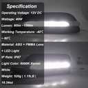 Egreat Fog Light LED Daytime Running Light DRL Lamp Compatible with 2012-2014 Mercedes Benz C Class W204 C250 C300 C350, E Class W212 E350 E63AMG(Passenger Side OE#2049069000(Right))