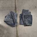 EVERGRACE Velvet Quilt Set King Size, Luxurious Soft Striped Channel Bedding Set, Lightweight Velvet Comforter for All Season, Oversized Bedspread Coverlet with 2 Matching Shams, Stormy Blue