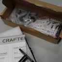 8pcs Wall Shelf Brackets Heavy Duty Floating Shelf Bracket Hidden,Invisible Black Shelving Brackets Decorative Floating Shelf Hardware Heavy Duty,Metal Shelf Support Bracket(8"-8pcs)