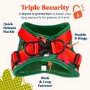 Step in Extra Small Dog Harness and Puppy Harness No Pull No Choke Mesh Vest with Front & Back Clips for XS Small Breed Dogs (Tropical Paradise, XS)