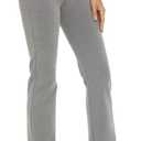Women's Ease into Comfort Barely Bootcut Stretch Dress Pants (Grey), 2x29"