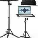 Projector Stand Tripod Adjustable from 26" to 38", Foldable Laptop Floor Stand with Lift Switch, Tripod for Projector with Carry Bag, Portable Podium Stand for Office, Home, Stage, Studio, Dj Racks