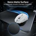 Tempered Glass Mousepad for Gaming, 19.7"x15.7" Large Hard Mousepad, 19.7L x 15.7W inches