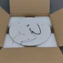 White Flush Mount Ceiling Light 12 inch LED Dimmable Ceiling Lamp 24W 5CCT(2700K-5000K) Bedroom Lamp Entryway Light Fixture for Bedroom Foyer Kitchen Entryway Closet Hallway