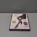 2 x ZIHUA 2 Pairs Sheer Tights for Women, 20 Denier Control Shaping Nylon Ladies Clear Pantyhose S-XL Black Nude (M)