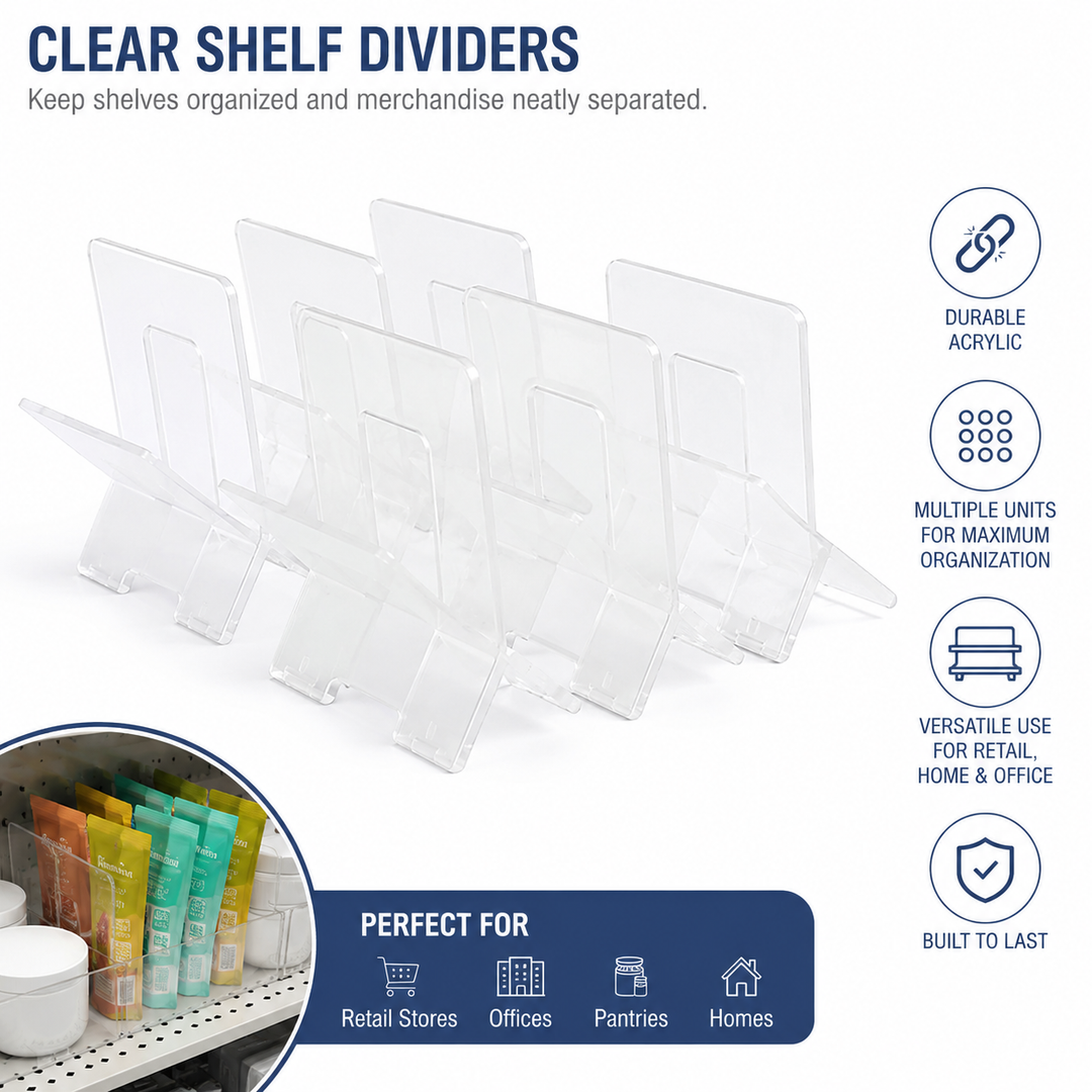 2 Packs 10 Slot Clear Display Case