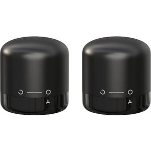 Wine Stoppers for Wine Bottles, Silicone Reusable Corks with Twist Lock and Unlock, Gift Idea for Christmas, Thanksgiving, Parties - Set of 2