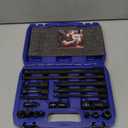 WORKPRO 18-Piece Impact Socket Extension Set, Includes Socket Adapters, Ratchet Extension Set, Socket Extension Bar, Swivel Universal Joints and Impact Coupler, 1/4", 3/8" & 1/2" Drive