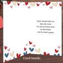 10 x IDU Valentines Day Card for Husband,Valentines Day Cards Gifts for Him,Valentines Card for Husband Men with Colorful Heart Design