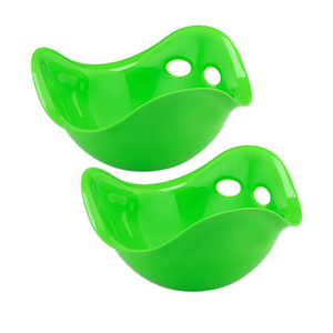 Goji Baby Wobble Chair - Sensory Spinning Seat for Kids - Playtime Toddler Spin Toy - Sand, Snow, Pool, Classroom, Home - Stackable Scoop Chairs (Green) 2 Pack