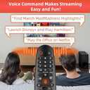 Replacement for LG Remote Control for Smart TV from 2018-2024, for Magic LG TV Remote Replacement with Voice and Pointer Function