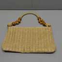 Straw Beach Bag for Women Shoulder Bag Straw Purse, Women Summer Handbag (Beige)