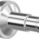 Bonpally Shower Curtain Rod, Adjustable 32-75 Inches Spring Tension Rod, Non-Slip No Drilling Stainless Steel Shower Rods for Bathroom Window Room Divider, Never Rust, Chrome