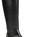 Franco Sarto Womens Merina Knee High Riding Boots Black Stretch 6 ¹/² M Black Stretch 