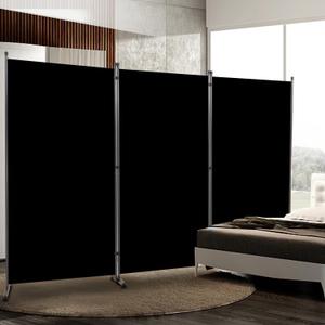 Morngardo Room Divider Folding Privacy Screens 3 Panel Partitions Dividers Portable Separating for Home Office Bedroom Dorm Decor