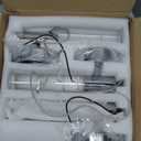 OKELI Modern Pendant Lights,3 Color LED Bubble Crystal Island Light Fixtures,Chrome Mini Pendant Lighting for Kitchen Island,Bar,6W,3000-6000K,ETL,3 Pack