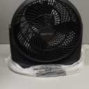 Amazon Basics Air Circulator Fan, Desk Fan for Bedroom, Home and Office, With 90-Degree Tilt Head, 3 Speed Settings, Lightweight (4.2 LBS), 70 Watts, Black, 14.8"Wx7.6"Dx14.1"H
