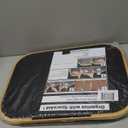 SpaceAid Laundry Hamper with Lid, 110L Large Tall Clothes Basket Bin with Bamboo Handles, Collapsible Laundry Hamper for Bedroom, Bathroom, Dorm, Laundry Room - Black