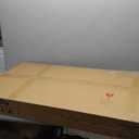 Coffee Table for Living Room Wood Farmhouse Style Center Table 39 inch Rectangle Rustic Cocktail Table, Easy Assembly Home Office Accent Coffee Table, Dark Oak Black 