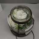 Farmhouse Glass Lantern Vase Vintage Flower Vases with Plants Hydrangea Lights Rustic Floral Arrangement Centerpieces Home Decor Hostess Housewarming Gift