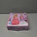 Meland Princess Dresses for Girls - Light Up Princess Dress Up for 3-10 Year Old, Costume for Girls Halloween Birthday (5-6 Years, Red)