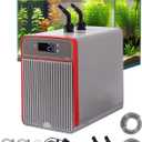 1/10 HP Aquarium Chiller– 42gal (160L). for Axolotls, Fish Tanks, hydroponics. Sea & Fresh Water Compatible. Includes Pump, nozzles & Hoops. Ideal for Coral & Shrimp 110V