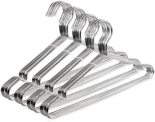 TIMMY Wire Hangers 33Pack Stainless Steel Strong Metal Coat Hanger Clothes 16.5 Inch.
