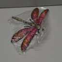 3pcs Metal Dragonfly Garden Art Decorations, Outdoor Hanging Wall Decor Sculptures for Home Garden Yard Patio Window