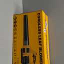 Cordless Leaf Blower Compatible with Dewalt 20V Max Battery 400CFM Electric Leaf Blower Cordless, Variable Speed, Turbo Mode, Leaf blowers Battery Powered for Lawn Care, Yard(Tool Only) (Yellow (Battery and Charger not Included))