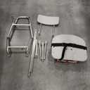 Eagle Health Supplies Sliding Shower Chair Tub Transfer Bench with Cut-Out Seat, FSA/HSA Eligible, Height Adjustable Shower Benches, Inside Shower, Swivel Shower Chair for Elderly and Disabled, 77663