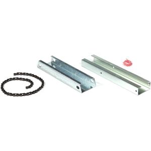 Chain Drive Enclosed C-Channel Garage Door Opener Rail Extention Kit