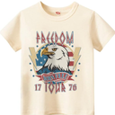 YHHR 4th of July Shirts Toddler Girls Boys American Flag Shirts Kids Patriotic Independence Day Outfit, 120