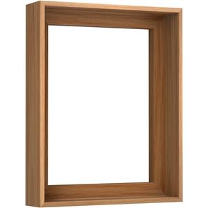 Canvas Floater Frame for Paintings, Fits Up to 1.25" Deep Canvas, DIY Floating Picture Frame for Canvas Prints, Wall Art Frame for Modern Home Dcor, Gallery Hanging Light Brown 24x24