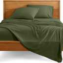 Bare Home King Sheet Set - Luxury 1800 Ultra-Soft Microfiber King Bed Sheets - Double Brushed - Deep Pockets - Easy Fit - 4 Piece Set - Bedding Sheets & Pillowcases (King, Cypress)