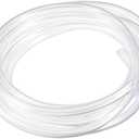 uxcell PVC Hose Tube, 5mm(0.19") ID x 7mm(0.27") OD 3 Meter 9.8ft Clear Vinyl Tubing, Plastic Flexible Water Pipe