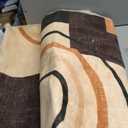 GLORY RUGS Area Rug Modern Soft Hand Carved Contemporary Floor Carpet with Premium Fluffy Texture for Indoor Living Dining Room and Bedroom Area (Brown, 5x7)